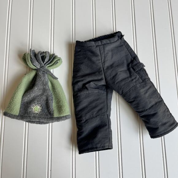 American Girl Doll Downhill Ski Outfit Winter Snow Pants & Hat Y2K 2000 Retired - Picture 1 of 8